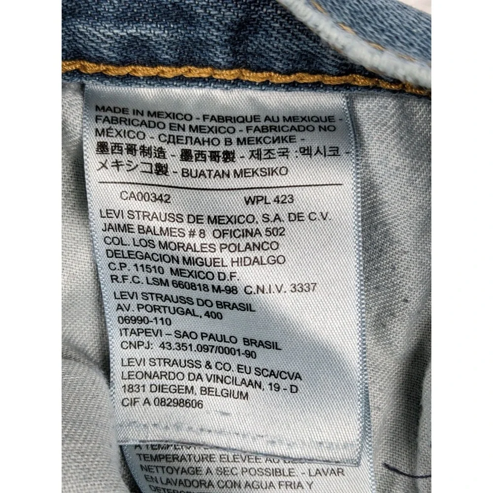 Levis Strauss 559 Mens Blue Denim Jeans Size 50 x 32
